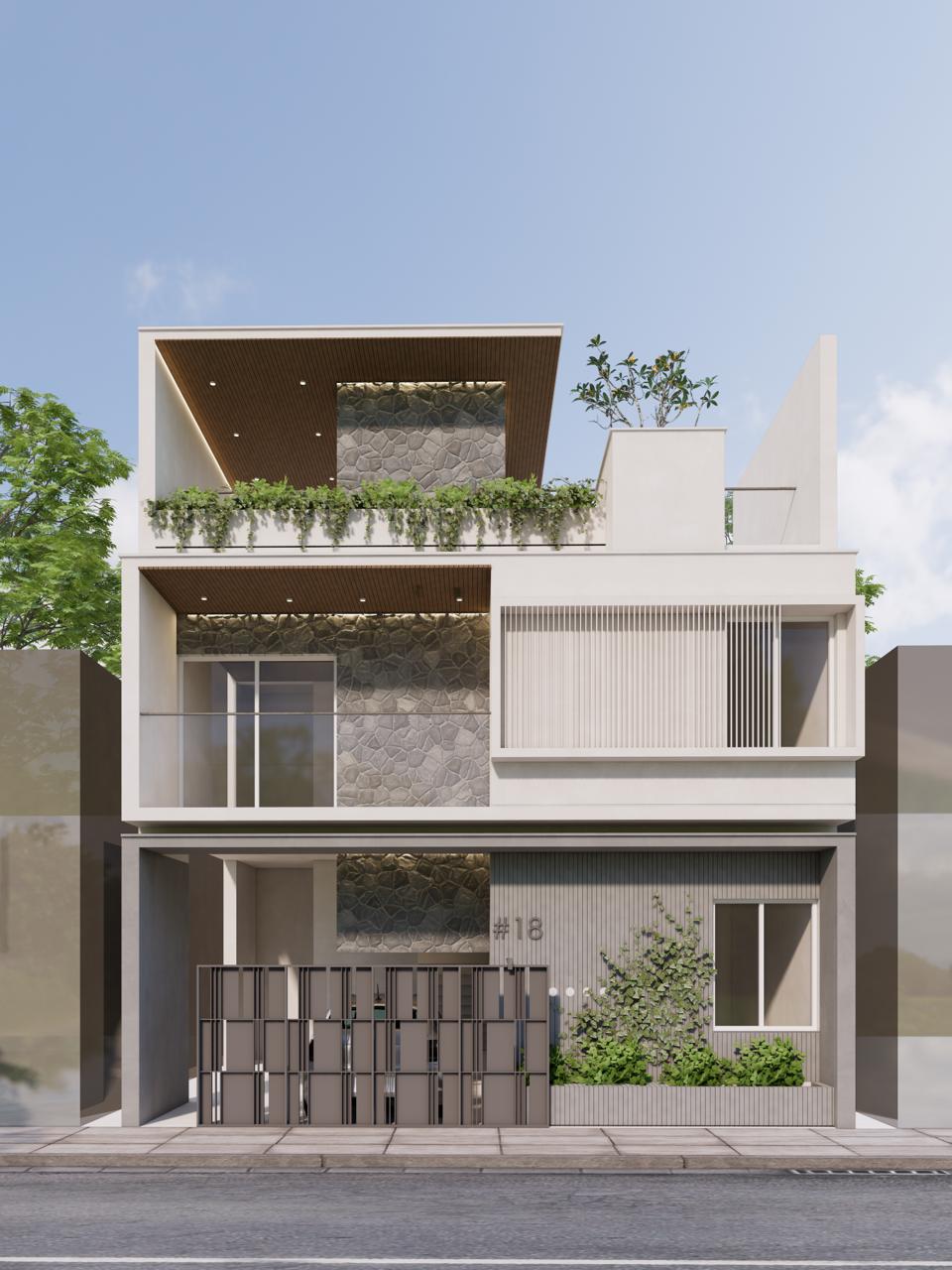 Contemporary House Front